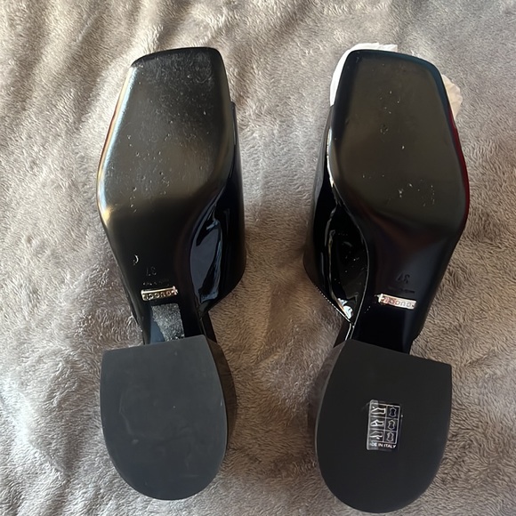 GUCCI Horsebit Accent Patent Leather Mules Slides 543188 - Picture 13 of 17